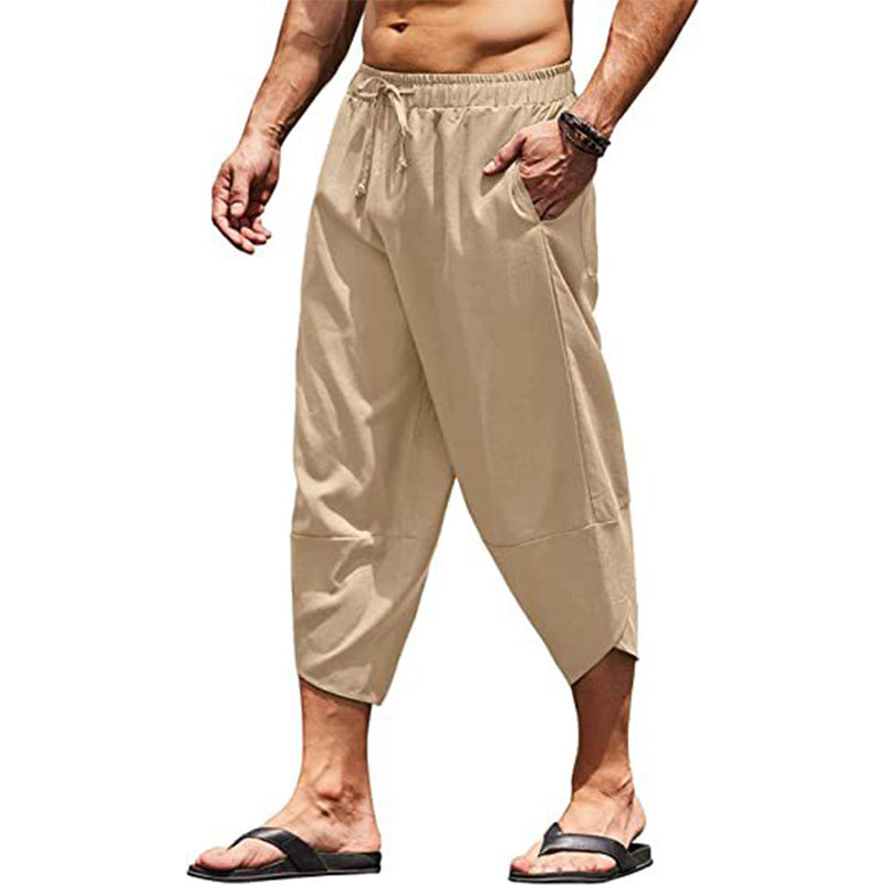 Pantalon Capri harem décontracté pour homme