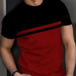 👕 -50% MAINTENANT ! 🎨 T-shirt homme color block col rond – Coton doux, coupe moderne, parfait pour le quotidien, le sport ou les sorties casual ✨