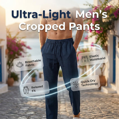 Pantalon léger à coupe ample et jambes droites pour homme