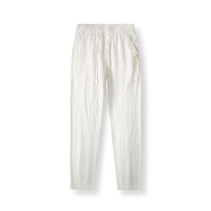 Pantalon léger à coupe ample et jambes droites pour homme