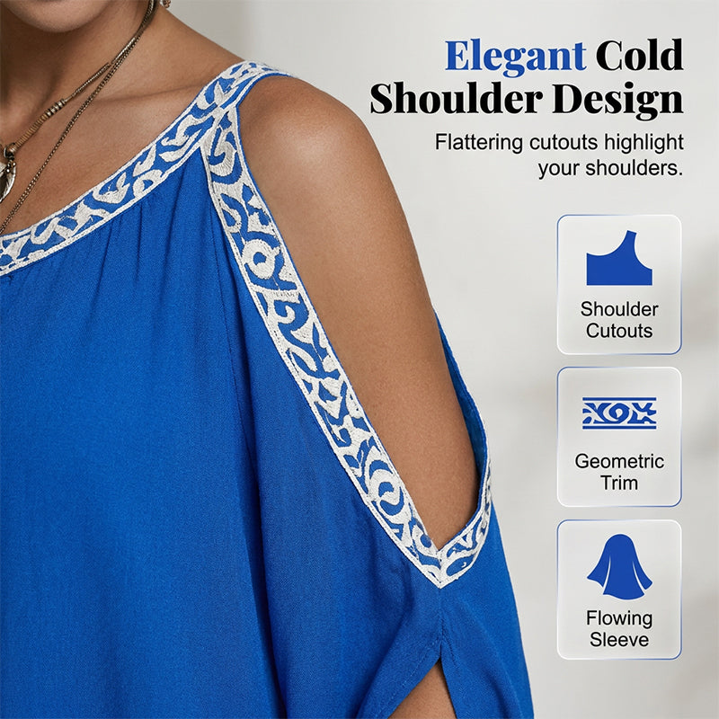 🔥 Robe d'été à épaules dénudées pour femme