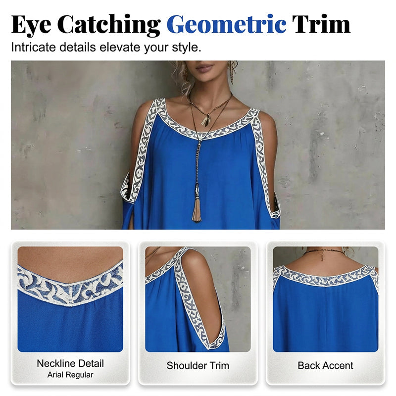 🔥 Robe d'été à épaules dénudées pour femme