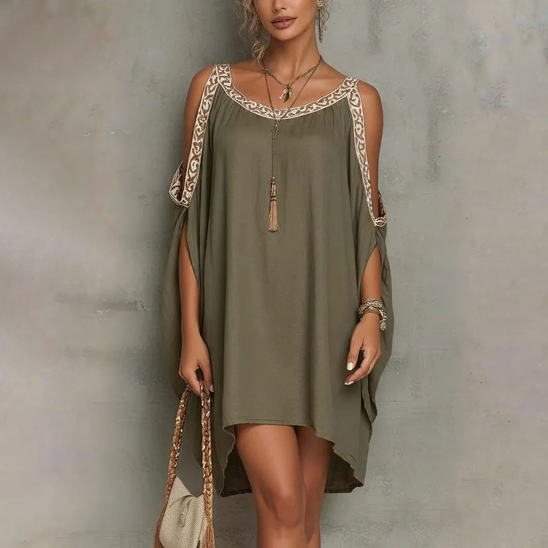 🔥 Robe d'été à épaules dénudées pour femme