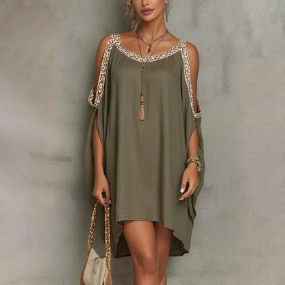 🔥 Robe d'été à épaules dénudées pour femme