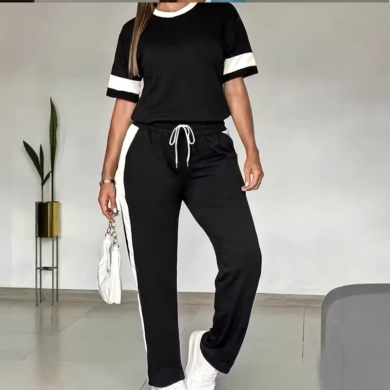 Ensemble 2 Pièces Femme : Confort et Style avec Pantalon Taille Élastique