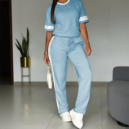 Ensemble 2 Pièces Femme : Confort et Style avec Pantalon Taille Élastique