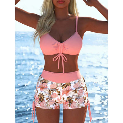 📢📢Ensemble bikini pour femme – Haut à cordons et shorty, différents modèles🩱 Pour la plage et la piscine⏰