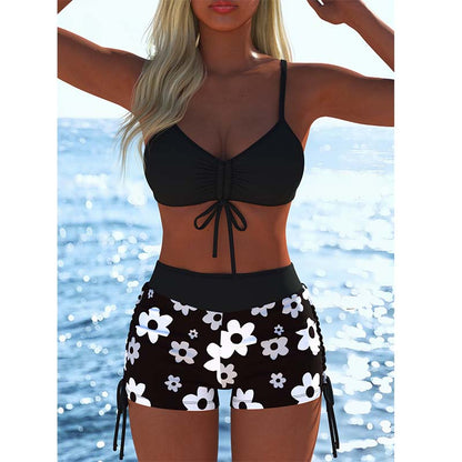 📢📢Ensemble bikini pour femme – Haut à cordons et shorty, différents modèles🩱 Pour la plage et la piscine⏰