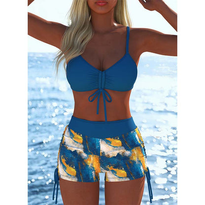 📢📢Ensemble bikini pour femme – Haut à cordons et shorty, différents modèles🩱 Pour la plage et la piscine⏰