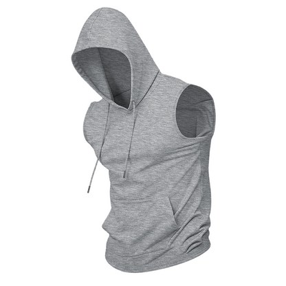 📢📢Nouveautés et offres spéciales - Sweat à capuche de sport sans manches pour homme avec poche