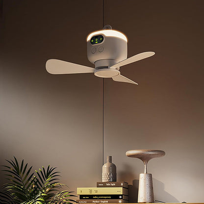 🎁 2 achetés = Livraison offerte !✈️ Ventilateur de Plafond Rechargeable avec Éclairage LED