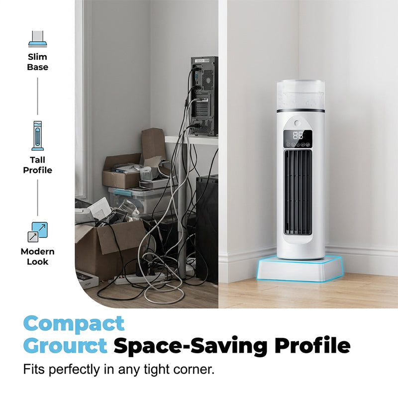 🌿6-stufiger Nebelventilator – Ideal für Zuhause, Büro und den Außenbereich ❄️