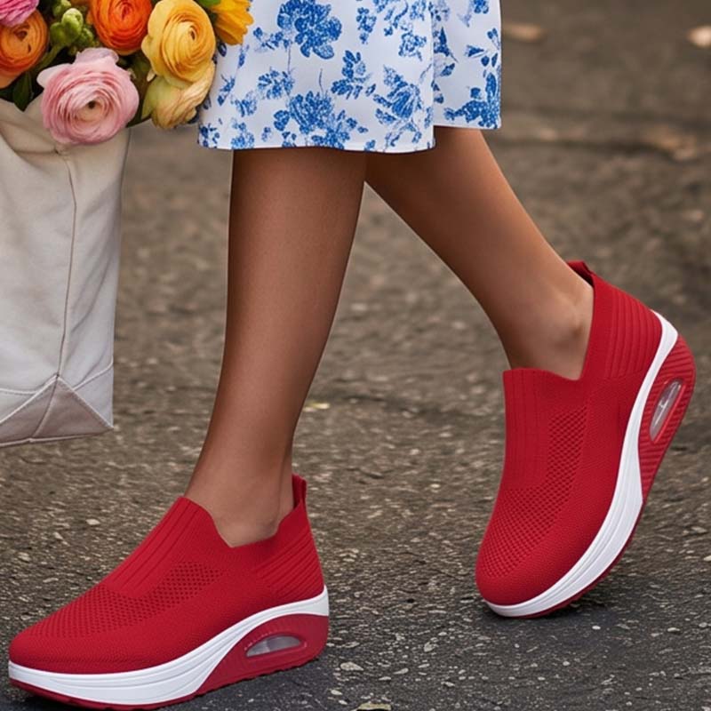 🔥Deux paires sans frais de port🔥Mocassins à coussin d'air pour femmes, parfaits pour la randonnée👟