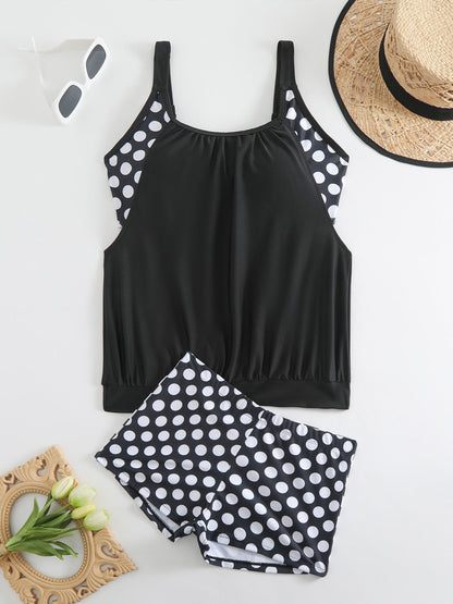 🏖️ Été chaud – 49 % de réduction 👙 Ensemble bikini deux pièces à pois pour femme