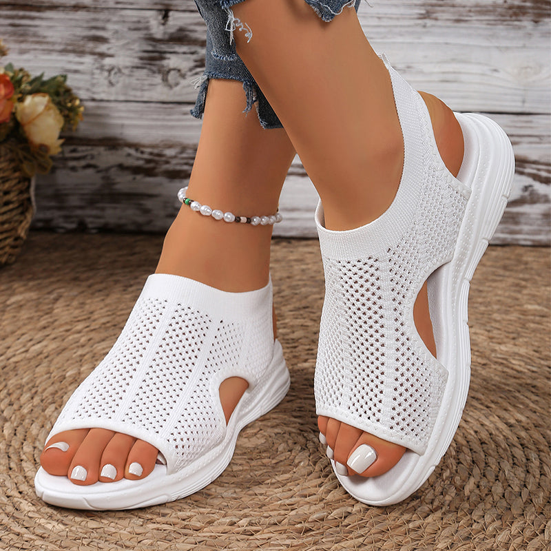 👡 Atmungsaktive Netzgewebe-Sandalen mit offener Zehenpartie für Damen | Bequem & léger