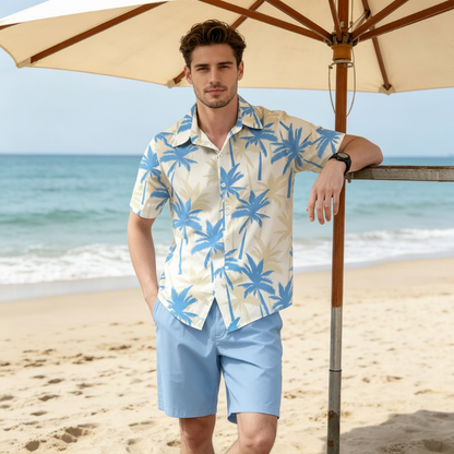 💨 Tellement léger, vous ne le sentirez presque pas ! Notre ensemble tropical respirant pour homme