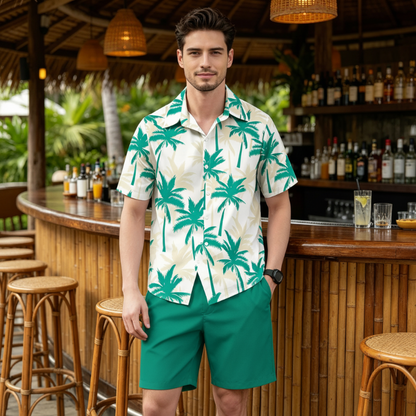 💨 Tellement léger, vous ne le sentirez presque pas ! Notre ensemble tropical respirant pour homme