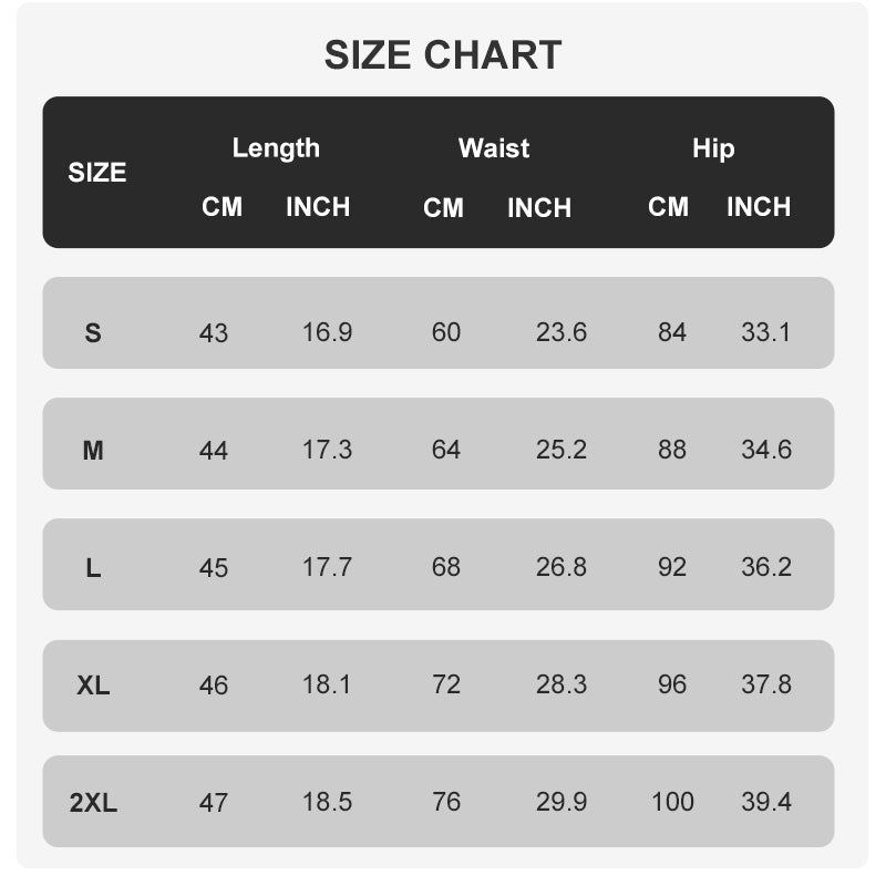 Short gainant à taille haute pour affiner la silhouette