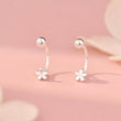 Boucles d'oreilles à vis en forme de fleur pour femmes