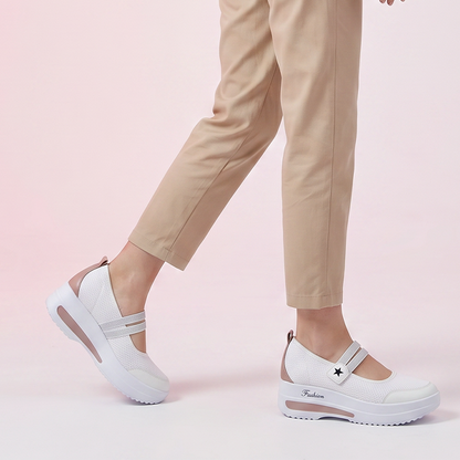 👟Baskets femme respirantes en maille à enfiler à plateforme