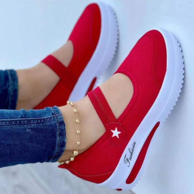 👟Baskets femme respirantes en maille à enfiler à plateforme