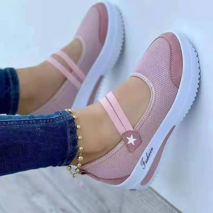 👟Baskets femme respirantes en maille à enfiler à plateforme