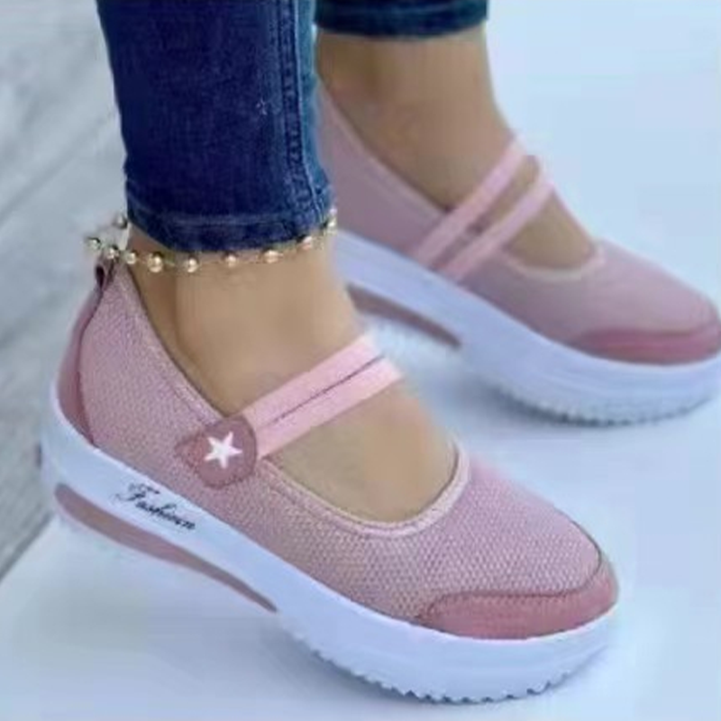 👟Baskets femme respirantes en maille à enfiler à plateforme