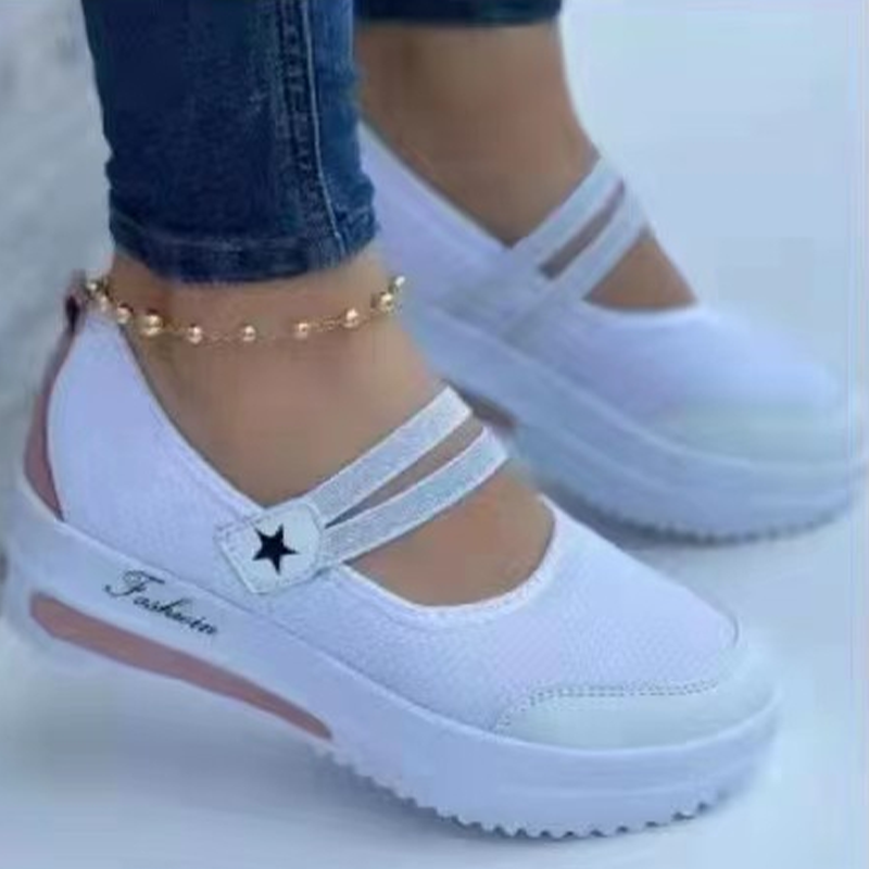 👟Baskets femme respirantes en maille à enfiler à plateforme