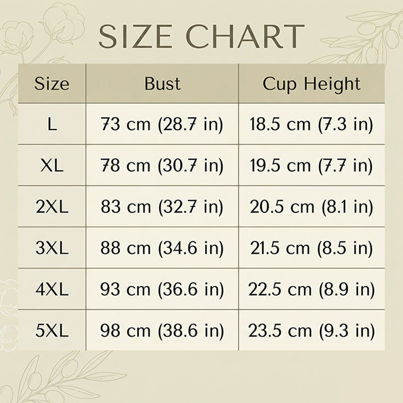 Plus Size Comfort Bra with Front Closure Design