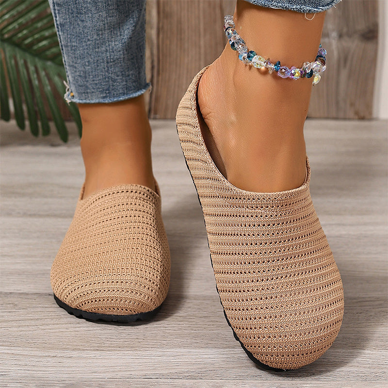 ☀️🥿 Mules femme maille aérée à enfiler, ultra confortables, respirantes et légères pour l'été décontracté ✨