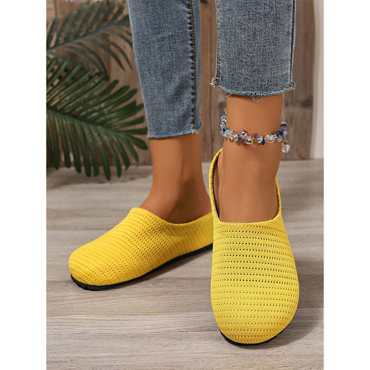 ☀️🥿 Mules femme maille aérée à enfiler, ultra confortables, respirantes et légères pour l'été décontracté ✨