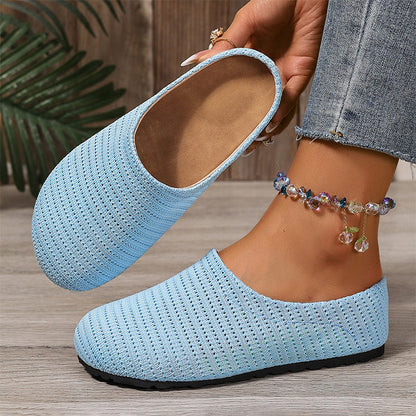 ☀️🥿 Mules femme maille aérée à enfiler, ultra confortables, respirantes et légères pour l'été décontracté ✨