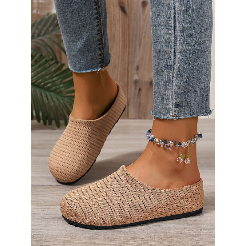 ☀️🥿 Mules femme maille aérée à enfiler, ultra confortables, respirantes et légères pour l'été décontracté ✨