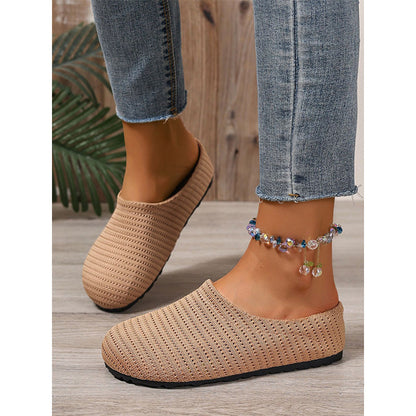 ☀️🥿 Mules femme maille aérée à enfiler, ultra confortables, respirantes et légères pour l'été décontracté ✨