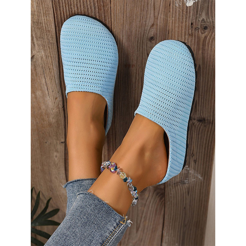 ☀️🥿 Mules femme maille aérée à enfiler, ultra confortables, respirantes et légères pour l'été décontracté ✨