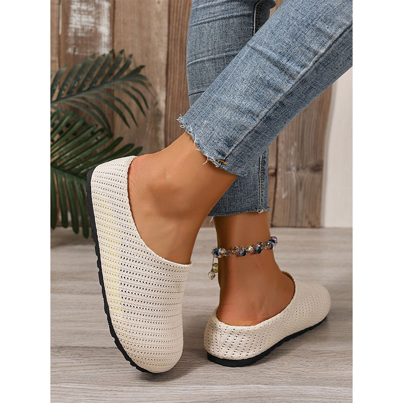 ☀️🥿 Mules femme maille aérée à enfiler, ultra confortables, respirantes et légères pour l'été décontracté ✨