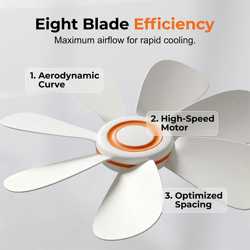 🏆DERNIER JOUR DE VENTE : 50 % DE RÉDUCTION !🔥Mini ventilateur de plafond portable avec crochet de suspension