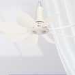 🏆DERNIER JOUR DE VENTE : 50 % DE RÉDUCTION !🔥Mini ventilateur de plafond portable avec crochet de suspension