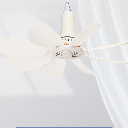 🏆DERNIER JOUR DE VENTE : 50 % DE RÉDUCTION !🔥Mini ventilateur de plafond portable avec crochet de suspension
