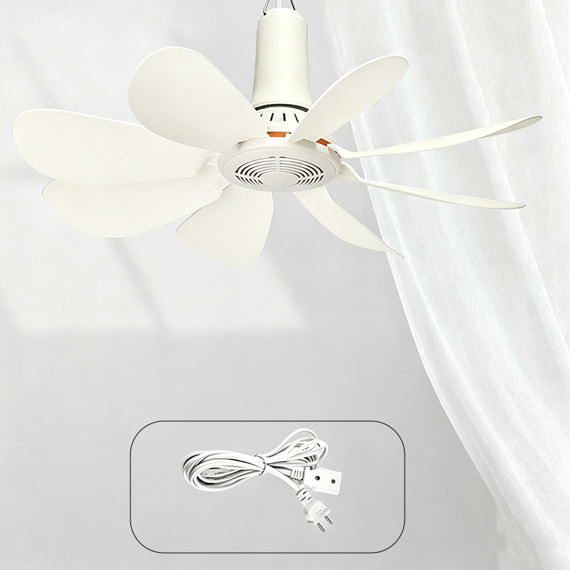 🏆DERNIER JOUR DE VENTE : 50 % DE RÉDUCTION !🔥Mini ventilateur de plafond portable avec crochet de suspension