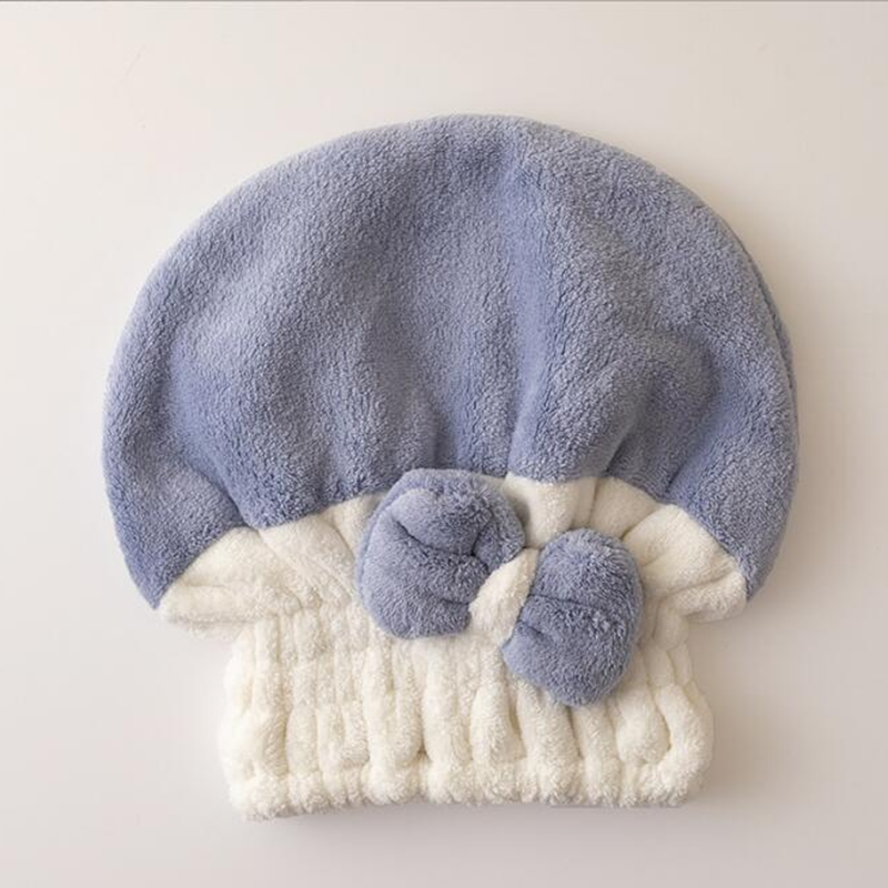 💦2+1 gratuit💦Bonnet séchoir à cheveux ultra-absorbant avec nœud💆‍♀️