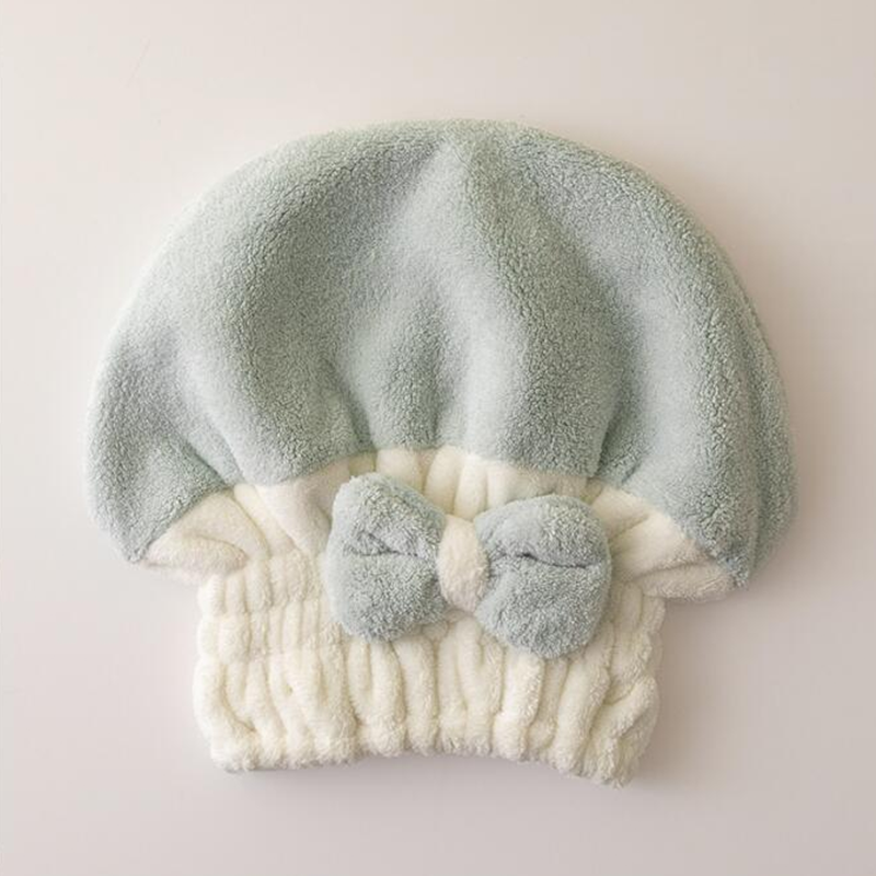 💦2+1 gratuit💦Bonnet séchoir à cheveux ultra-absorbant avec nœud💆‍♀️