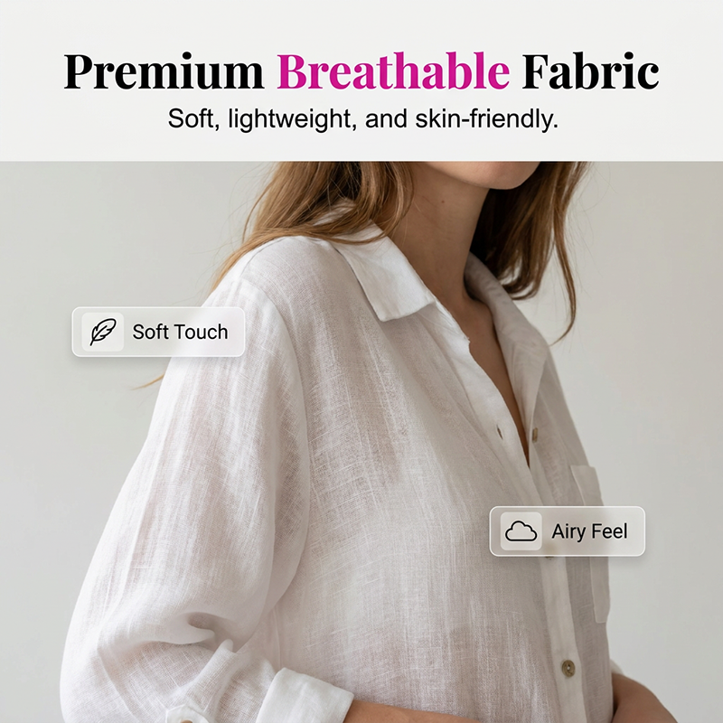 👗🌸Ensemble deux pièces composé d'une longue chemise imprimée pour femme et d'un pantalon large