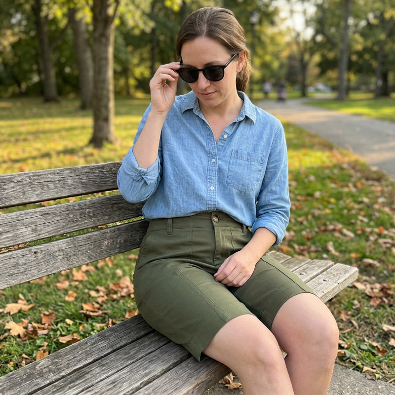 ⏰ -50% – Pour une durée limitée ! Short décontracté unie pour femme