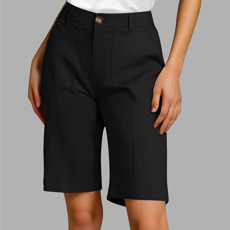 ⏰ -50% – Pour une durée limitée ! Short décontracté unie pour femme