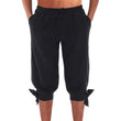 Men's Viking Pirate Pants with Lace-Up Legs