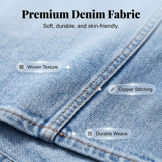📊 Déjà plus de 100.000 vendus ! Jupe en jean taille haute pour femme avec fente sur le devant