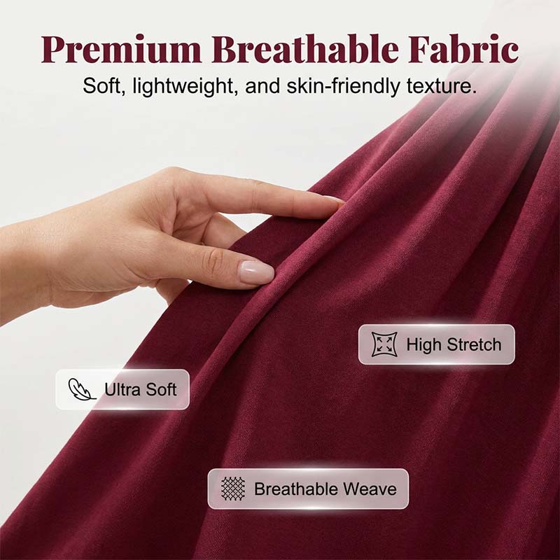 Robe plissée croisée à col en V pour femme