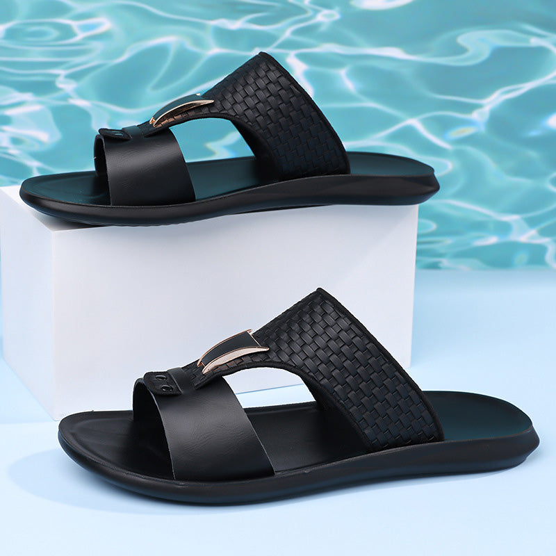 Herren-Freizeitsandalen mit flacher Sohle – parfait, léger et idéal pour Strand, Alltag & Haus ☀️