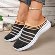 📅 Commandez aujourd'hui = -50% ！Baskets-mules sans lacets en maille respirante pour femme